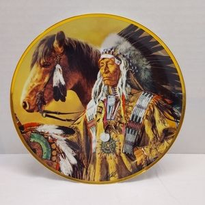 The Franklin Mint Presents, Pride of the Sioux, With COA, Plate # U2950.